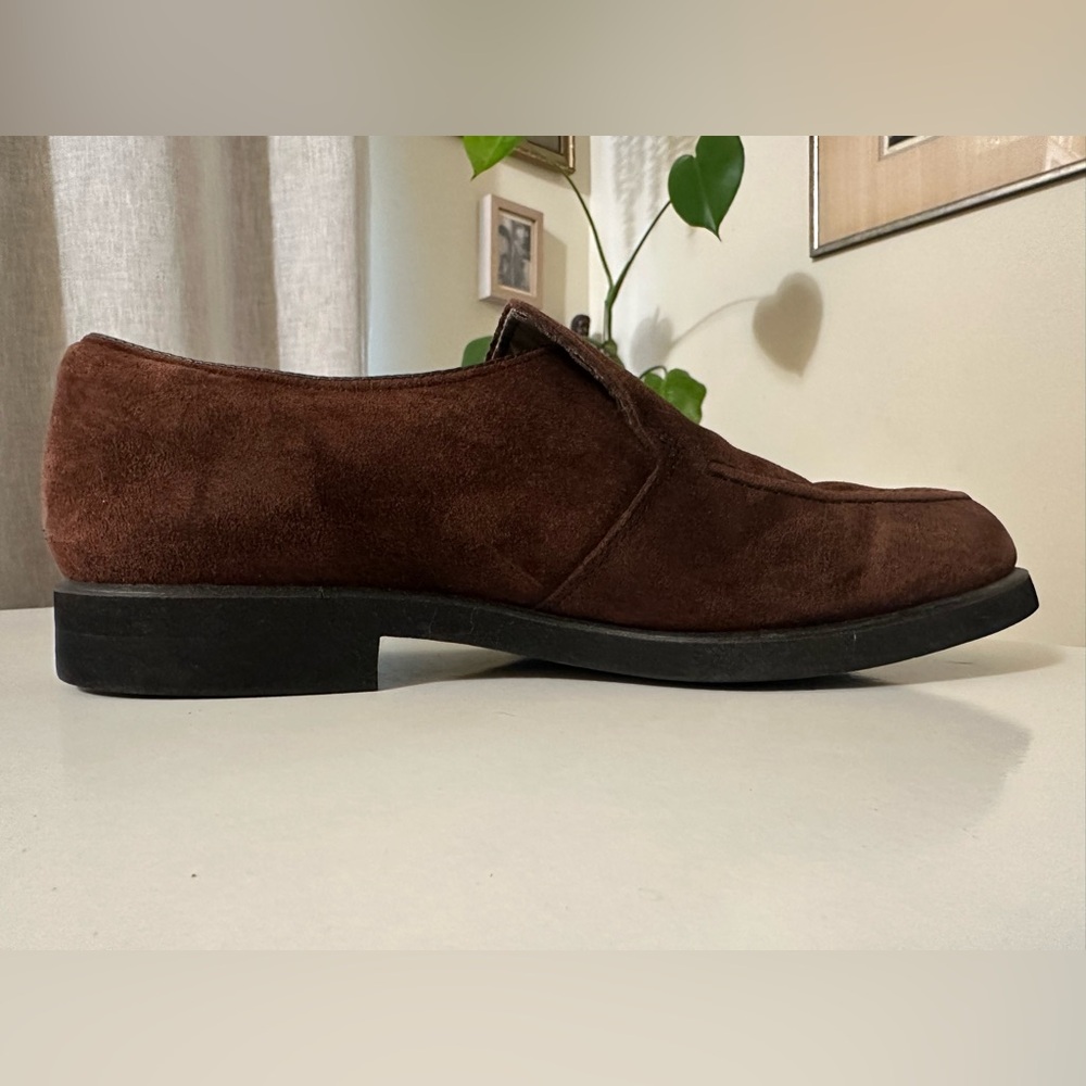 Hush Puppies Men Loafers Suede in Color Brown US Size 10 - Picture 7 of 14